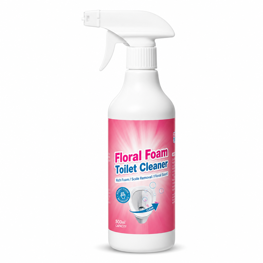 Foaming Toilet Cleaner with Spray Nozzle