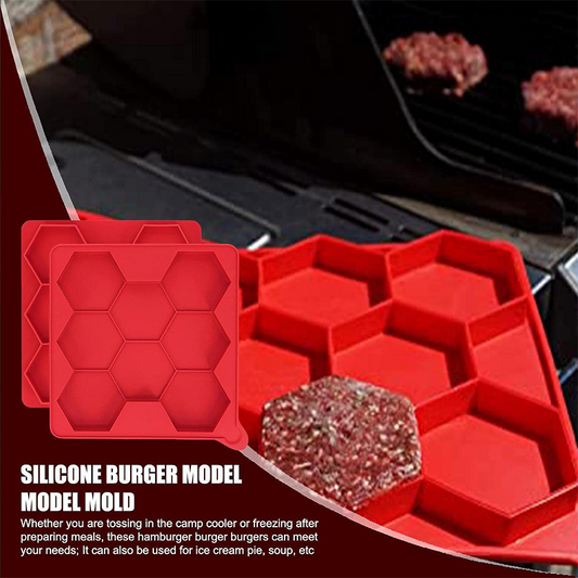 Silicone Burger Patty Mold with Airtight Lid