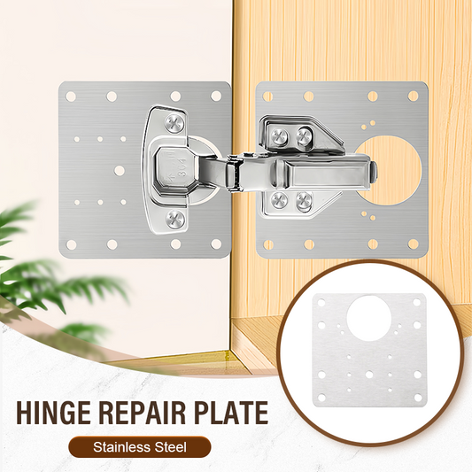 Stainless Steel Cabinet Door Hinge Repair Plate