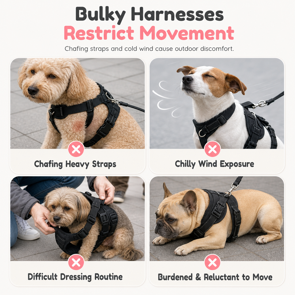 Warm Pet Sweater Vest with Leash Ring
