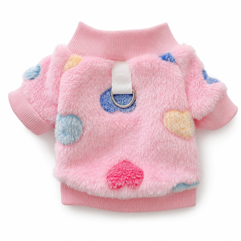 Warm Pet Sweater Vest with Leash Ring