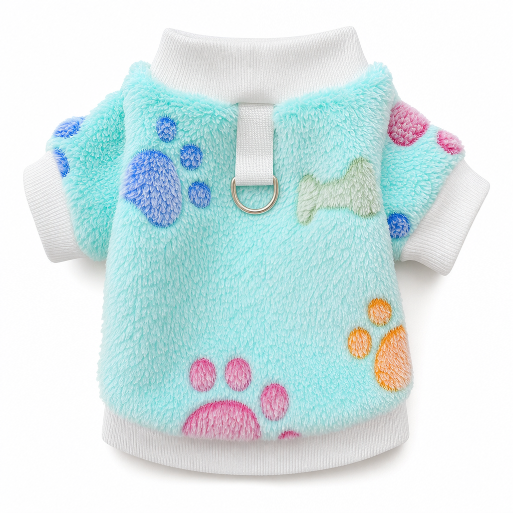 Warm Pet Sweater Vest with Leash Ring