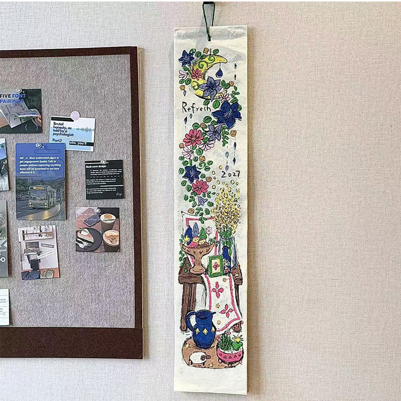 Creative 2027 Long Scroll Wall Calendar