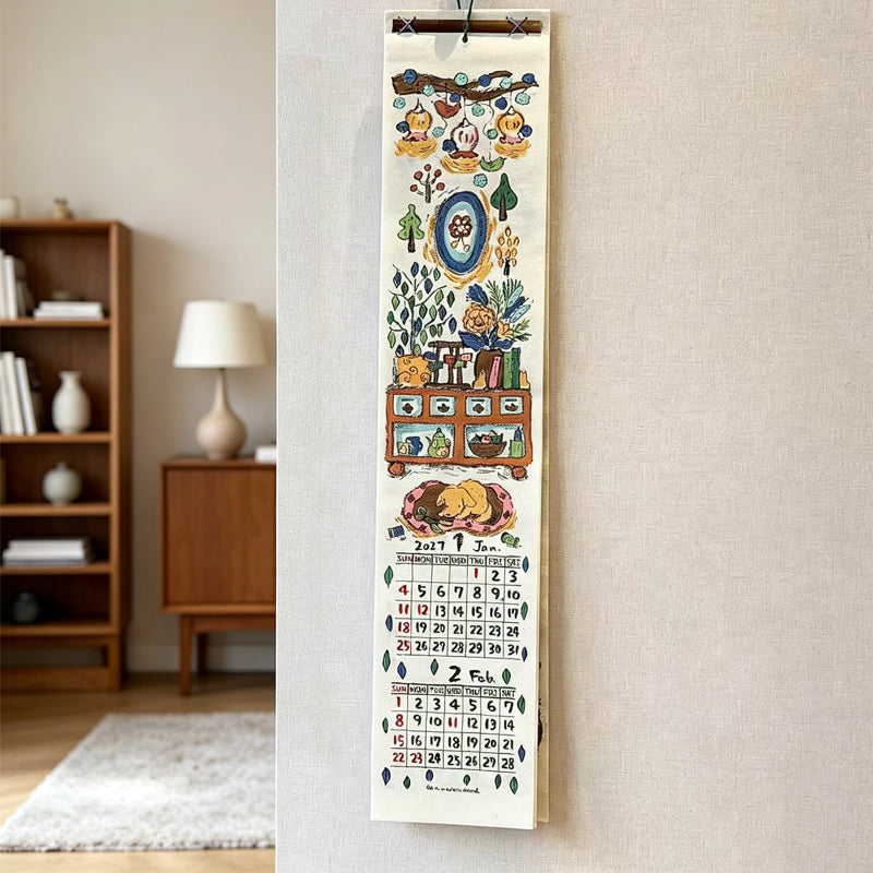 Creative 2027 Long Scroll Wall Calendar