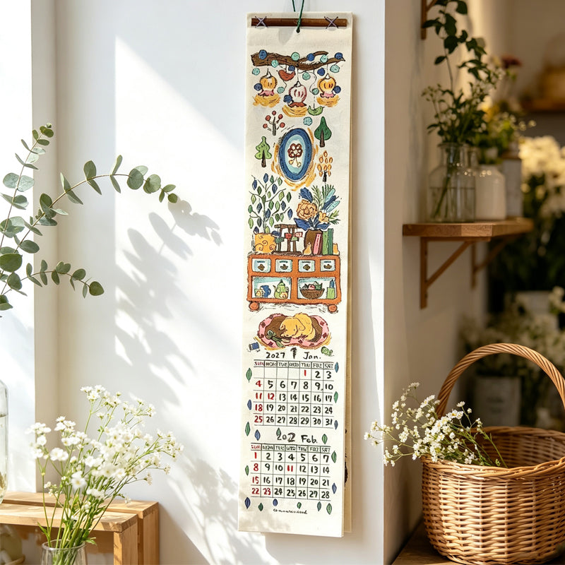 Creative 2027 Long Scroll Wall Calendar