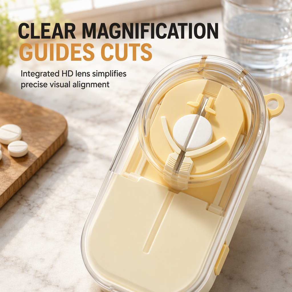 Portable Magnetic Pill Cutter & Splitter