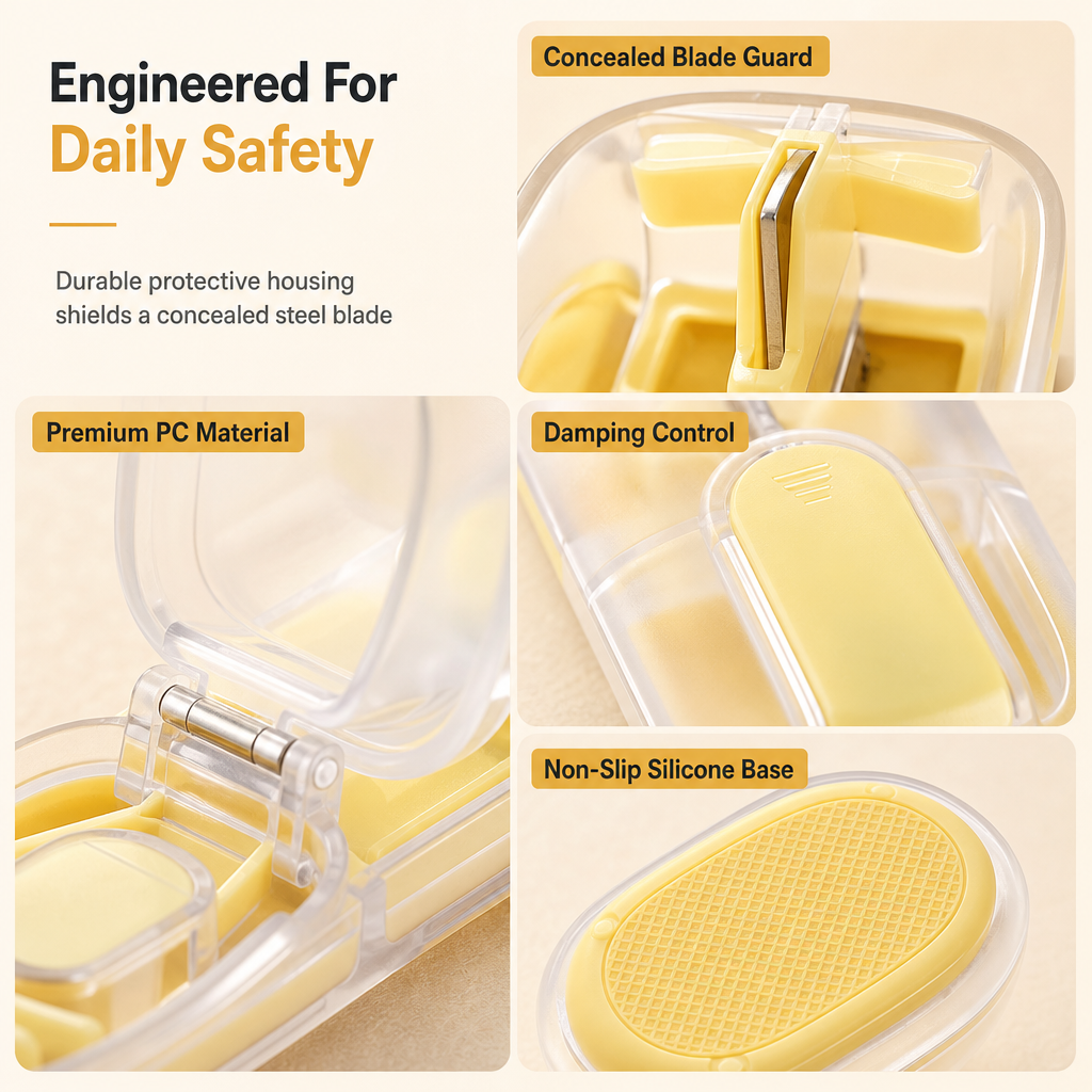 Portable Magnetic Pill Cutter & Splitter