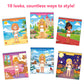Portable Reusable DIY Sticker Books for Kids