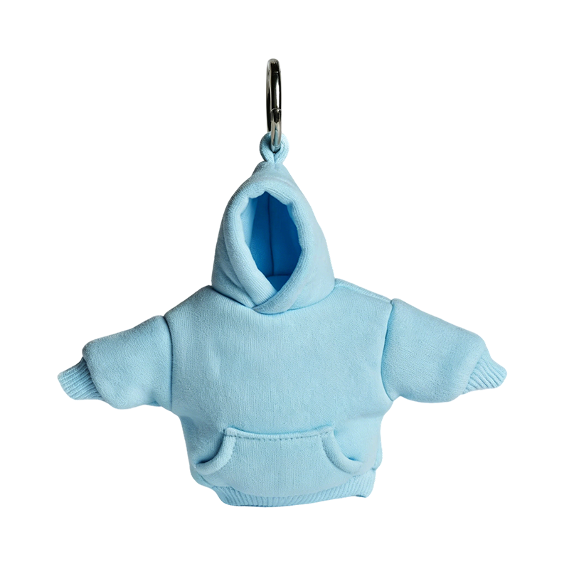 Fashionable Miniature Hoodie Keychain Accessory