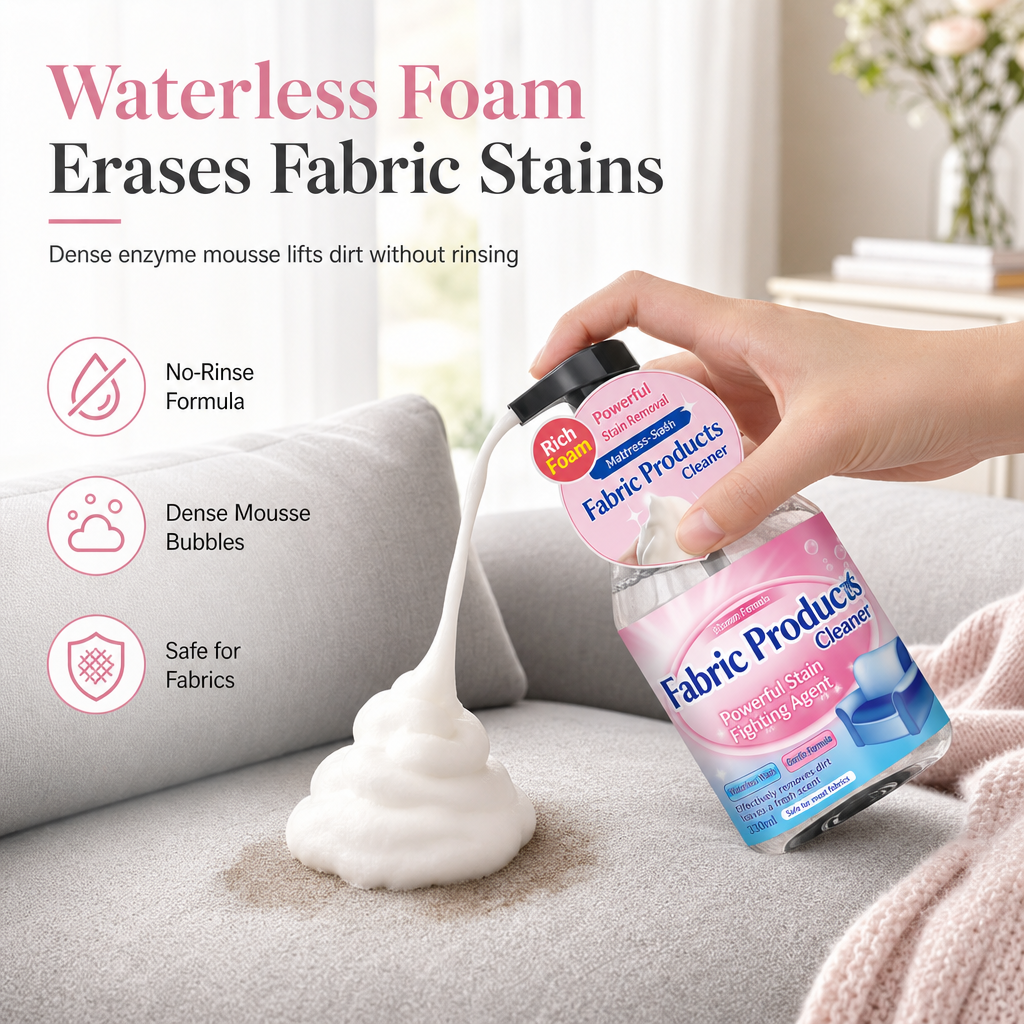 Waterless Fabric Foam Cleaner