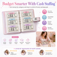 Glitter Lockable Budget Binder for Cash Savings