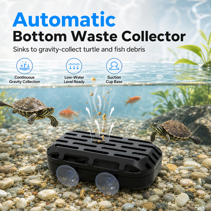 Turtle Tank Poop Collector & Aquarium Waste Cleaner