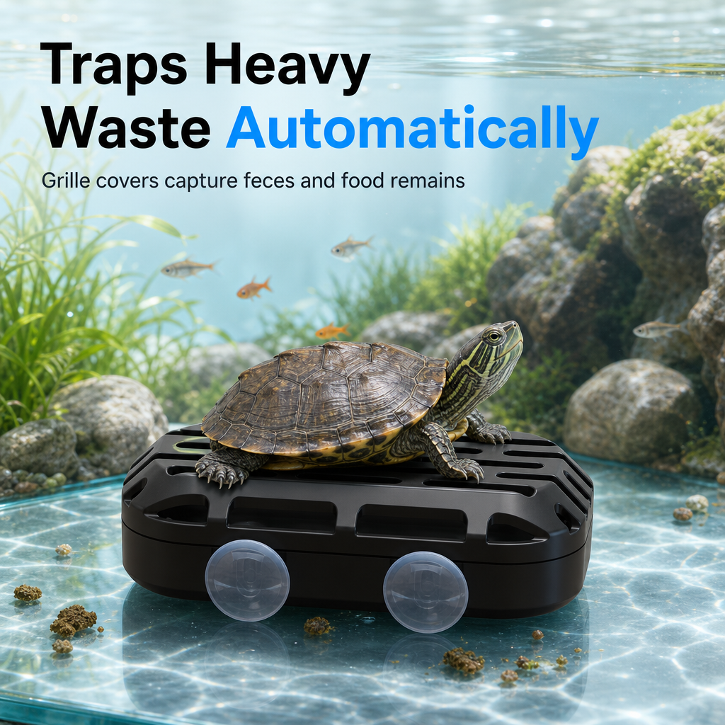 Turtle Tank Poop Collector & Aquarium Waste Cleaner