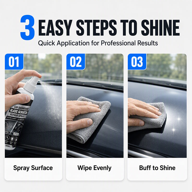 Car Dashboard Glass Scratch Repair Spray