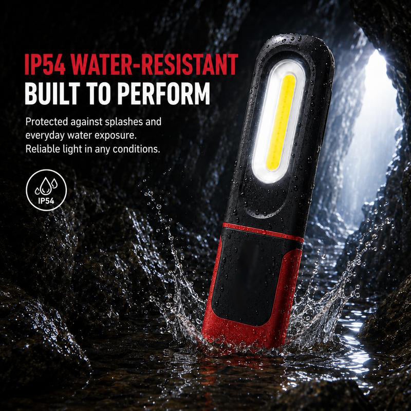 🥳2026 HOT SALE🥳💞50K+ SOLD! 🔦🧲 50% OFF! Rechargeable COB LED Work Light – 350lm, magnetic base & 360° rotation. Hands-free for repairs & camping! 🛡️💪