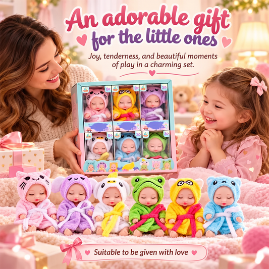 🔥Limited-Time Offer! 🧸 Mini Reborn Baby Dolls – Lifelike & Realistic, A Heartwarming Gift for Doll Lovers & Collectors 👼🎁