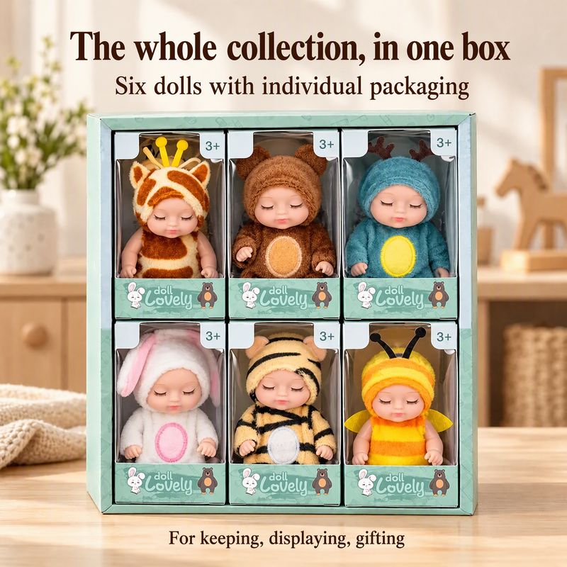 🔥Limited-Time Offer! 🧸 Mini Reborn Baby Dolls – Lifelike & Realistic, A Heartwarming Gift for Doll Lovers & Collectors 👼🎁