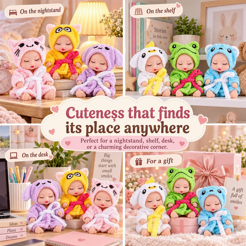 🔥Limited-Time Offer! 🧸 Mini Reborn Baby Dolls – Lifelike & Realistic, A Heartwarming Gift for Doll Lovers & Collectors 👼🎁