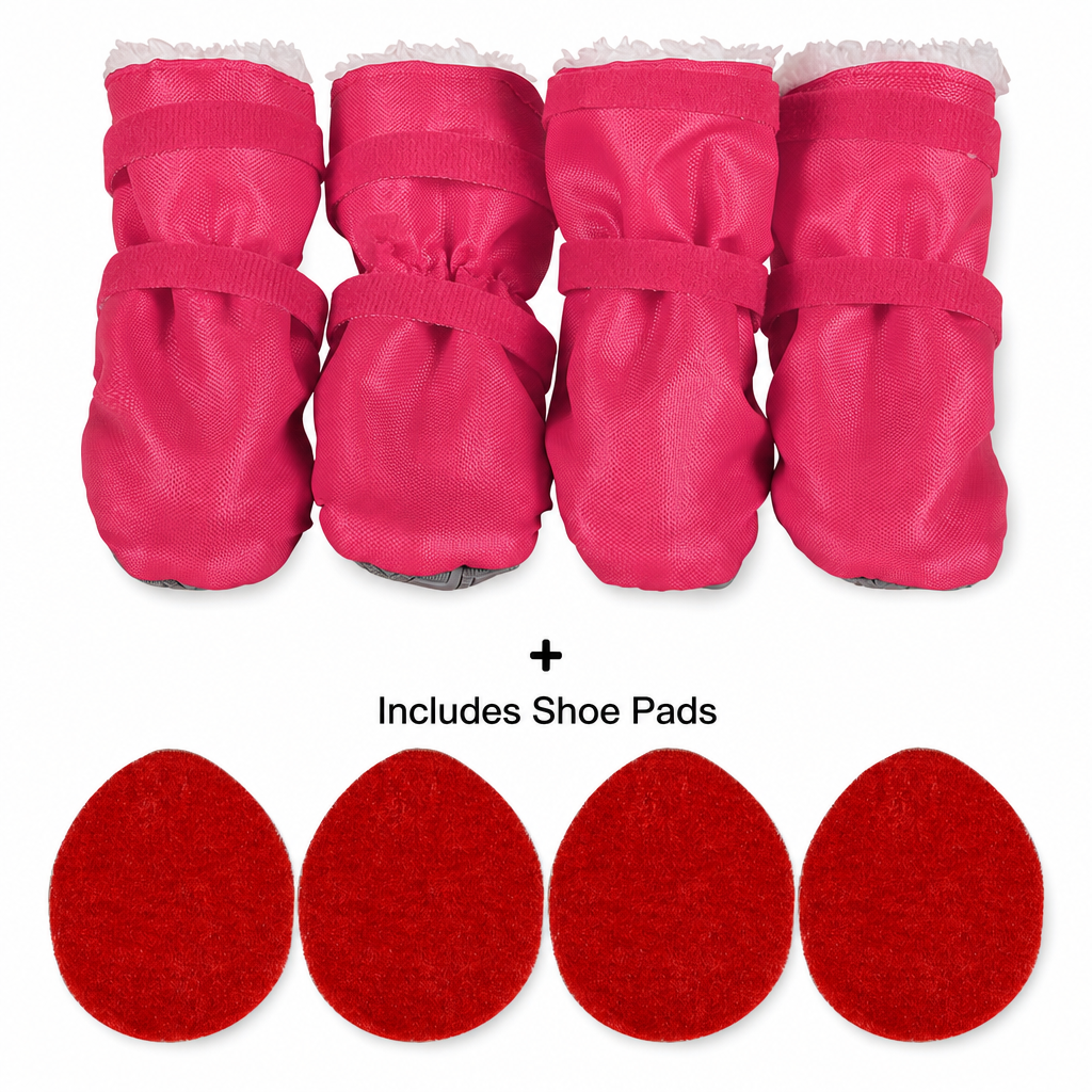 🥳2026 HOT SALE🥳💞50K+ SOLD! 🐕❄️ 50% OFF! Winter Warm Waterproof Dog Boots – plush lining, non-slip rubber soles & water-resistant shell. Keep paws warm & safe on winter walks! 🛡️✅