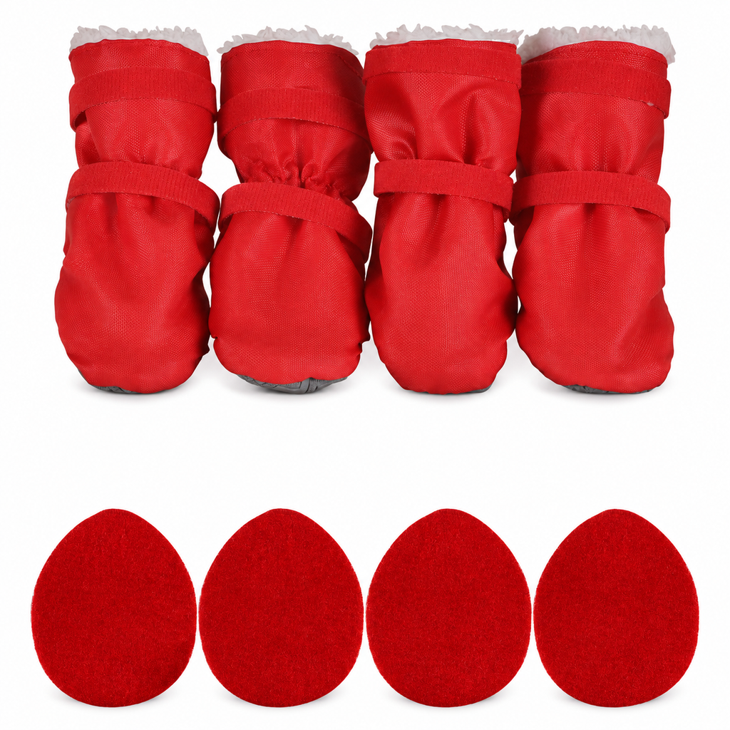 🥳2026 HOT SALE🥳💞50K+ SOLD! 🐕❄️ 50% OFF! Winter Warm Waterproof Dog Boots – plush lining, non-slip rubber soles & water-resistant shell. Keep paws warm & safe on winter walks! 🛡️✅