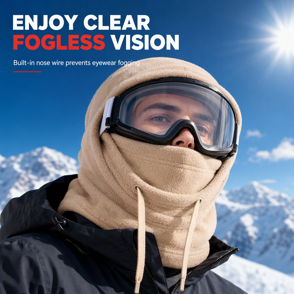 ❄️ 50% OFF NOW! 🧣 3-in-1 Winter Balaclava – Windproof, Warm & Adjustable – Perfect for Skiing, Cycling and All Cold Outdoor Activities ✨
